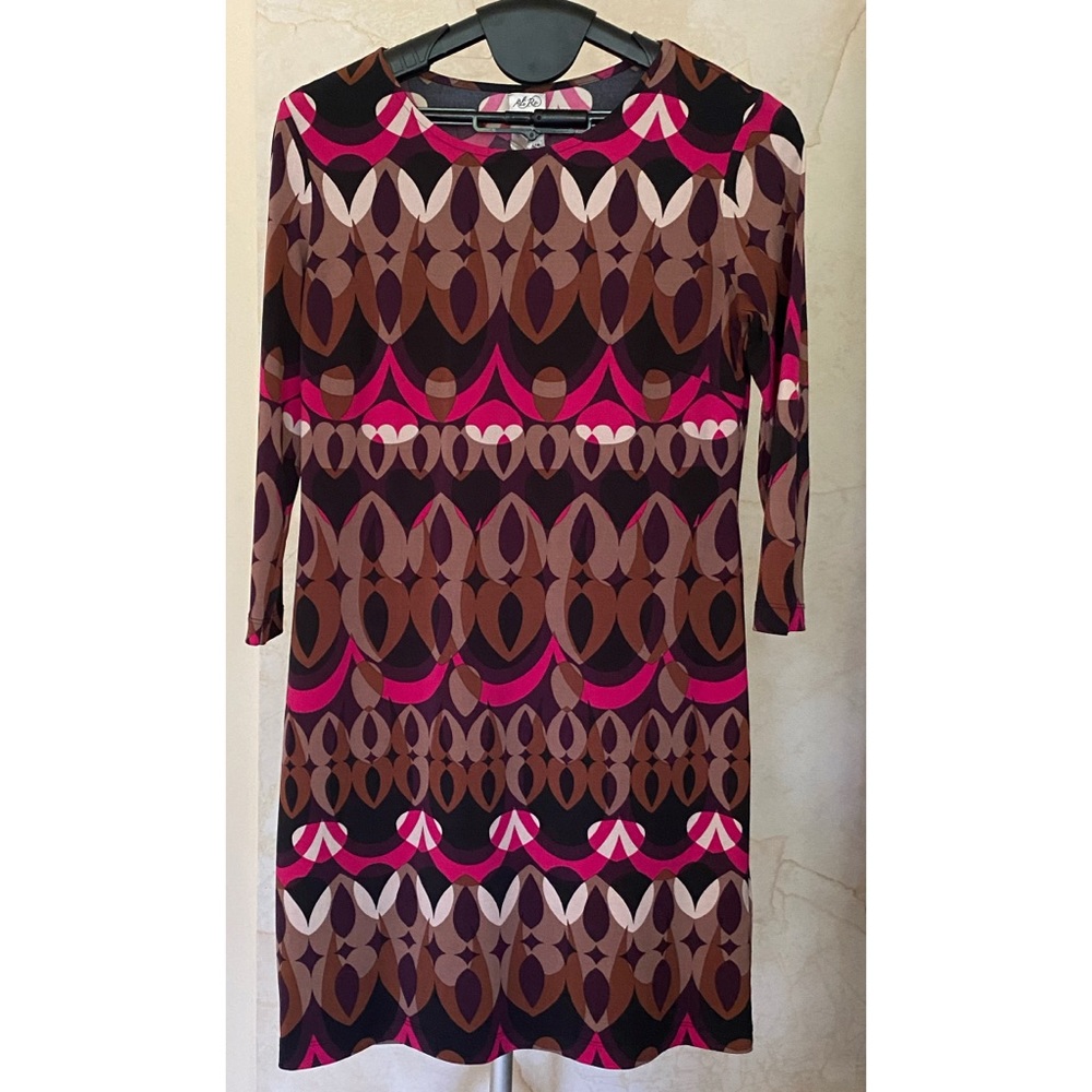 Ali Ro Colorful Shift Dress - size 6